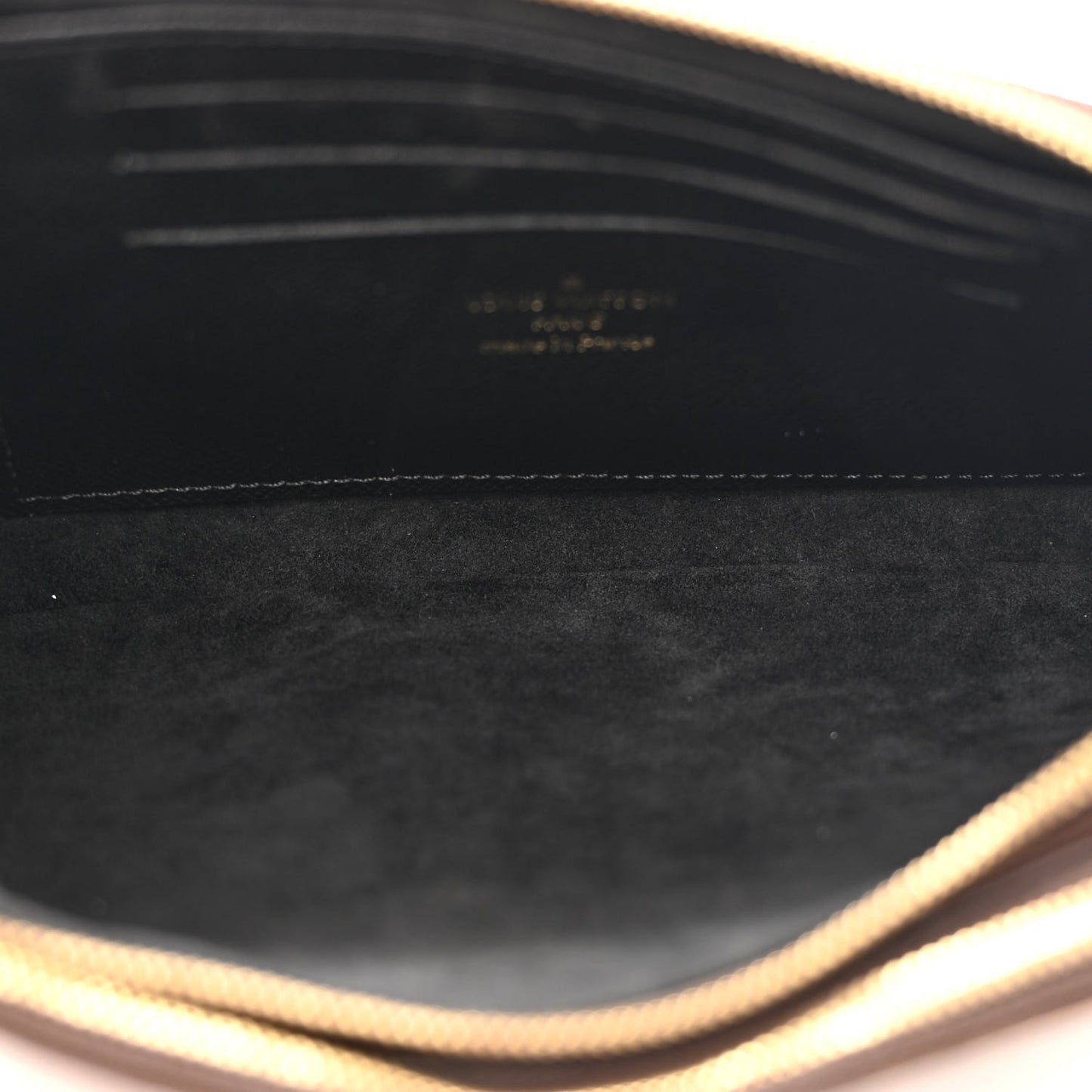 Reverse Monogram Giant Double Zip Pochette