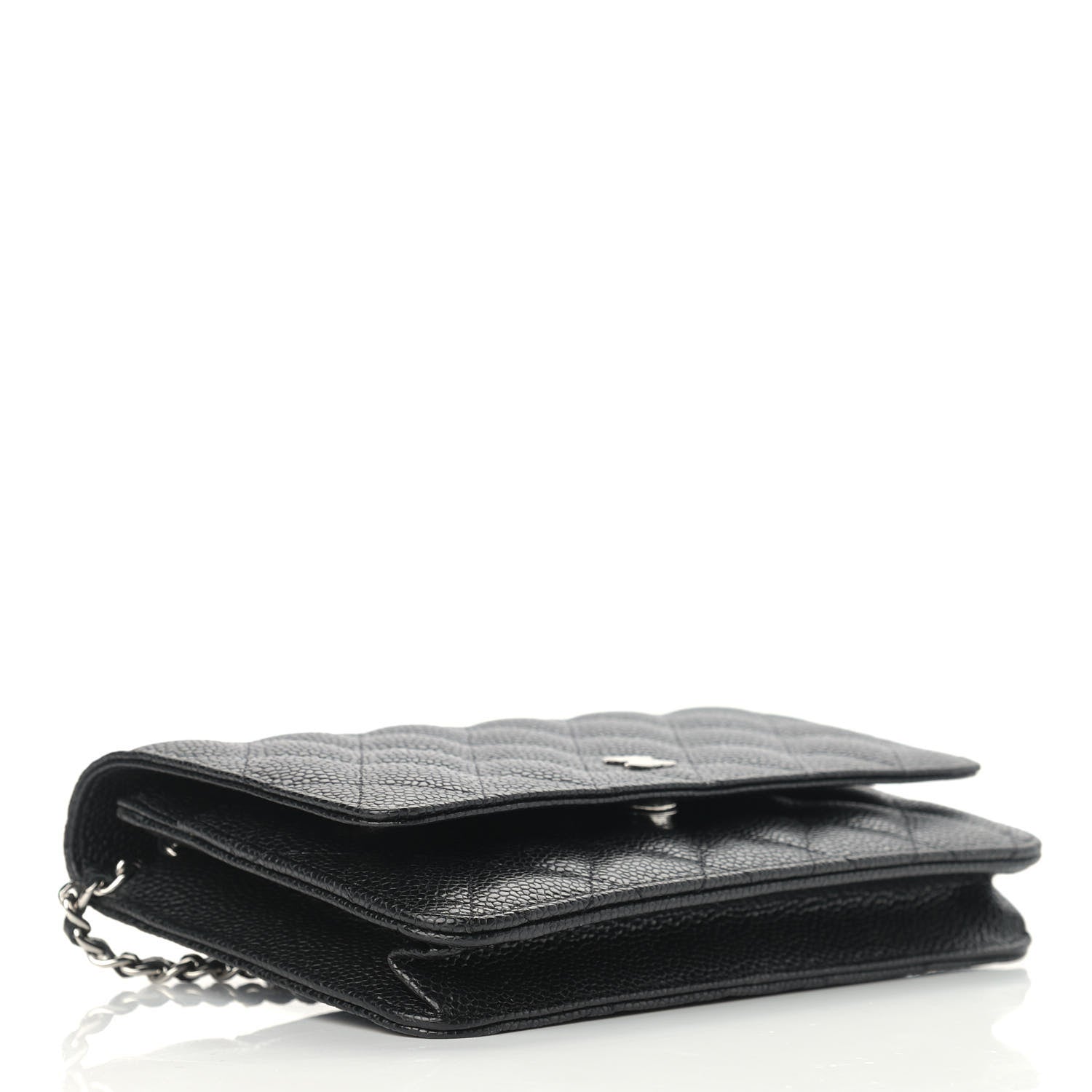 Chanel Caviar Quilted Wallet On Chain WOC Black 4 of 11
