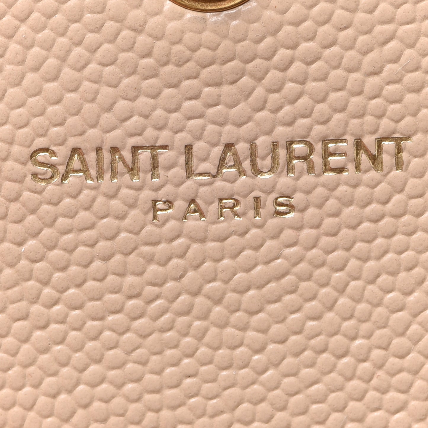 Grain De Poudre Matelasse Chevron Monogram Chain Wallet Nude Powder