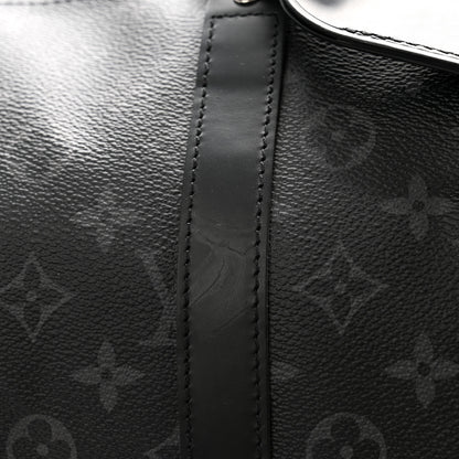 Louis Vuitton Monogram Eclipse Keepall Bandouliere 55 10 of 10