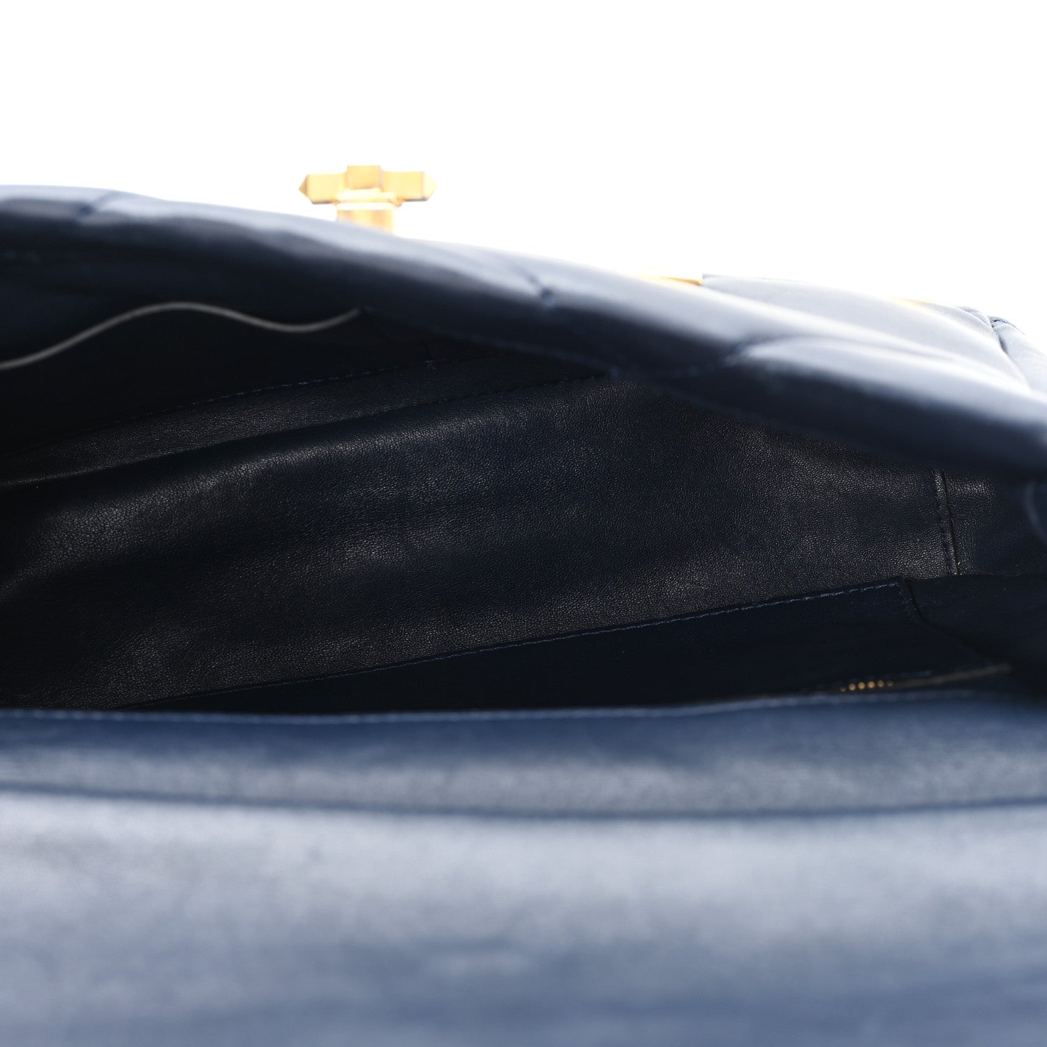 Valentino Garavani Nappa Large Roman Stud Shoulder Bag Marine 5 of 13