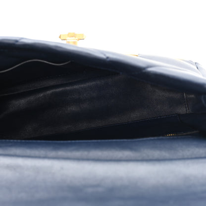 Valentino Garavani Nappa Large Roman Stud Shoulder Bag Marine 5 of 13