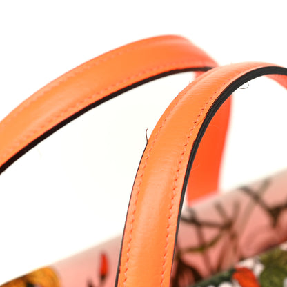 Gucci Canvas Medium Flora Tote White Multicolor Orange Fluo 13 of 13