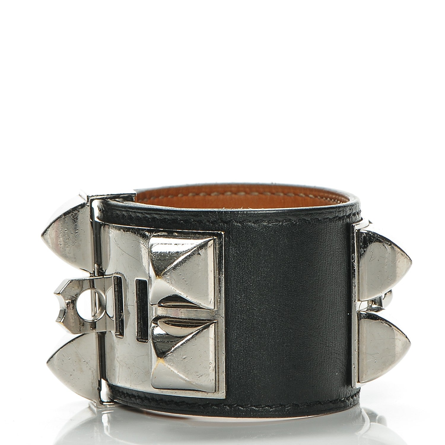 Hermes Chamonix Collier De Chien CDC Bracelet S Black 3 of 7