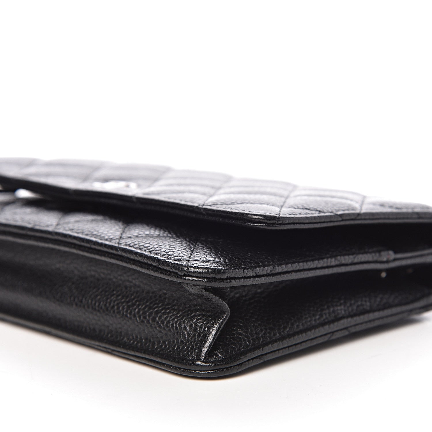 Chanel Caviar Quilted Wallet On Chain WOC Black 10 of 12
