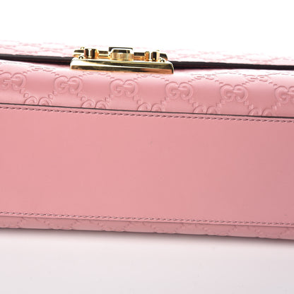 Gucci Guccissima Signature Medium Padlock Shoulder Bag Rose Baby Candy 11 of 11