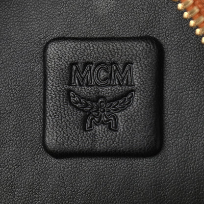 MCM Visetos Side Stud Mini Stark Backpack Cognac 7 of 10