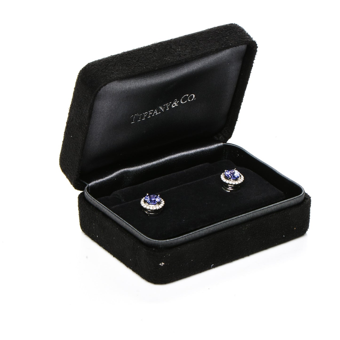 Platinum Diamond Tanzanite Soleste Earrings