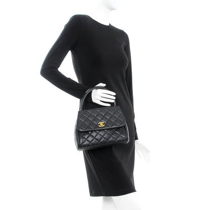 Chanel Caviar Quilted Medium Kelly Flap Bag Black 2 of 10