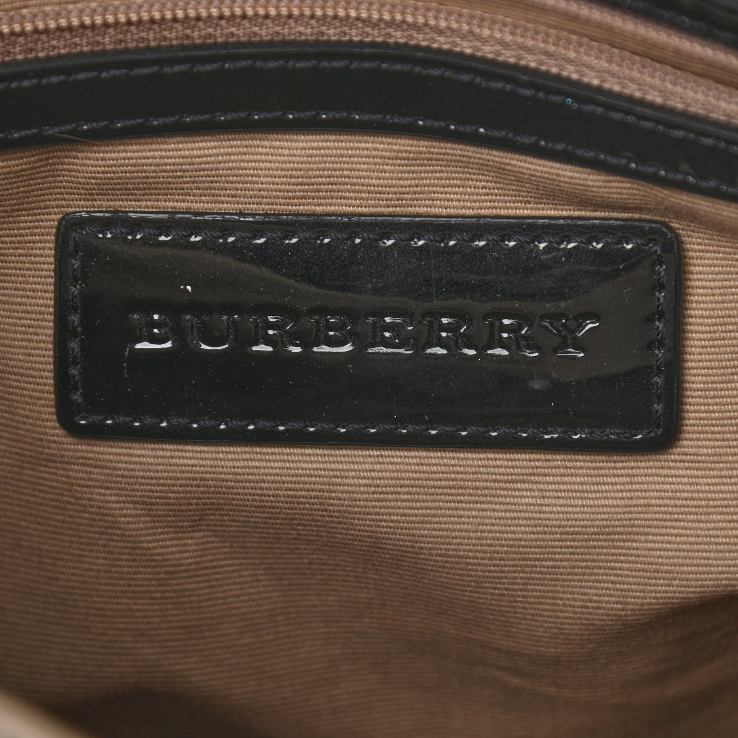 Burberry Patent Nova Check Dryden Crossbody Bag Black 6 of 11