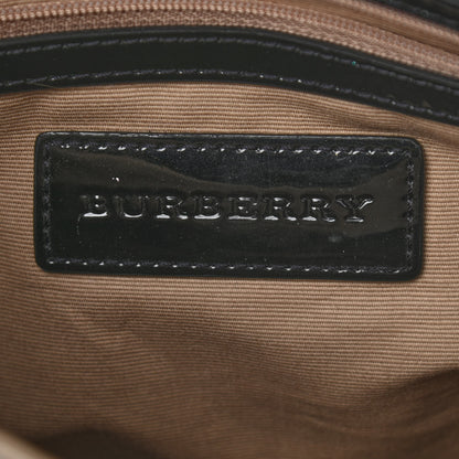 Burberry Patent Nova Check Dryden Crossbody Bag Black 6 of 11