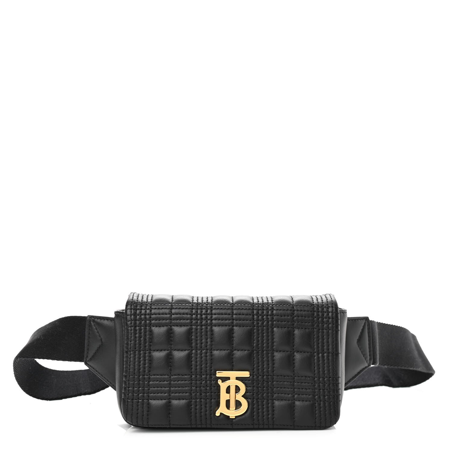 Burberry Lambskin Quilted Lola Bum Bag Black 1 of 11