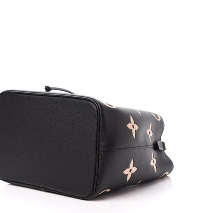 Louis Vuitton Empreinte Monogram Giant Neonoe MM Black Beige 9 of 11