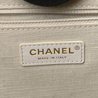 Chanel Mixed Fibers Small Deauville Tote Black 6 of 12
