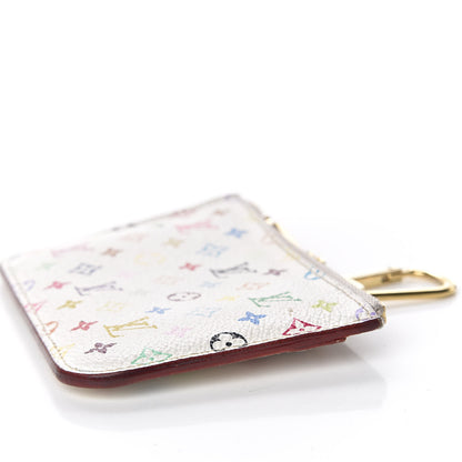 Louis Vuitton Monogram Multicolor Key Pouch White Litchi 11 of 15