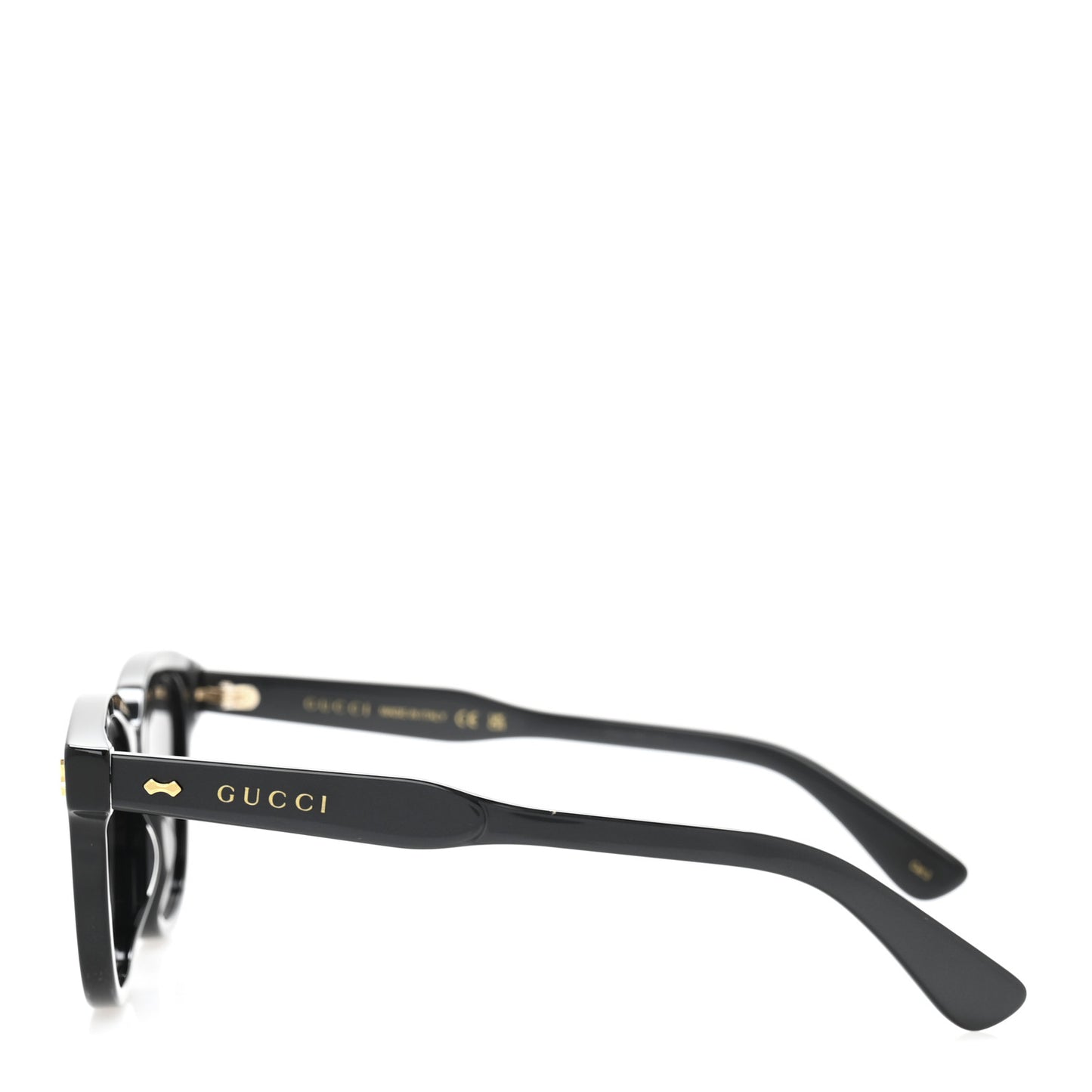 Acetate Square Frame Sunglasses GG164S Black