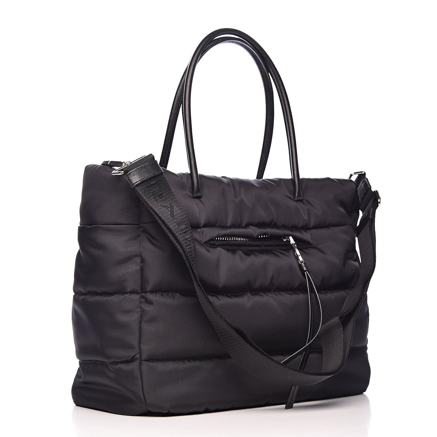 Tessuto Nylon Bomber Tote Black