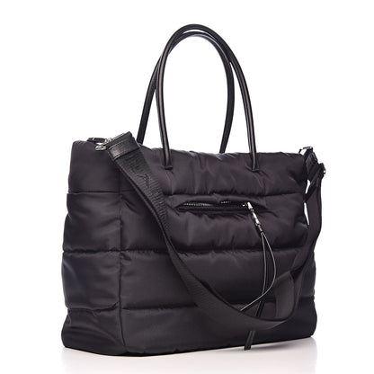 Prada Tessuto Nylon Bomber Tote Black 3 of 10