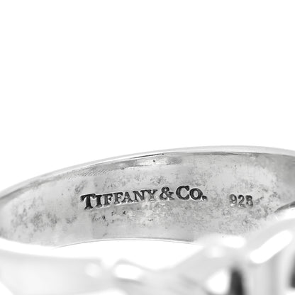 Tiffany Sterling Silver Paloma Picasso Loving Heart Band Ring 52 6 4 of 4
