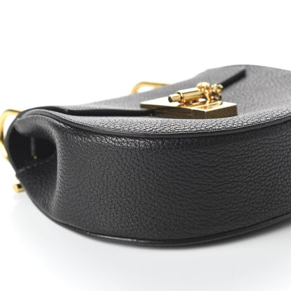 Chloe Grained Lambskin Mini Drew Shoulder Bag Black 6 of 11