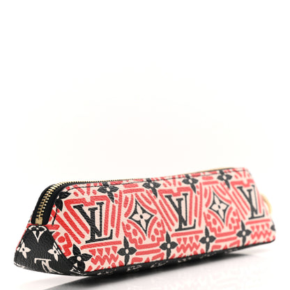 Louis Vuitton Monogram Giant Crafty Elizabeth Pencil Pouch Creme Rouge Black 2 of 6