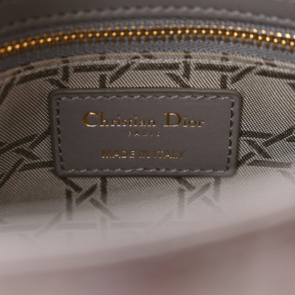 Christian Dior Lambskin Cannage Small My ABCDior Lady Dior Grey 6 of 11