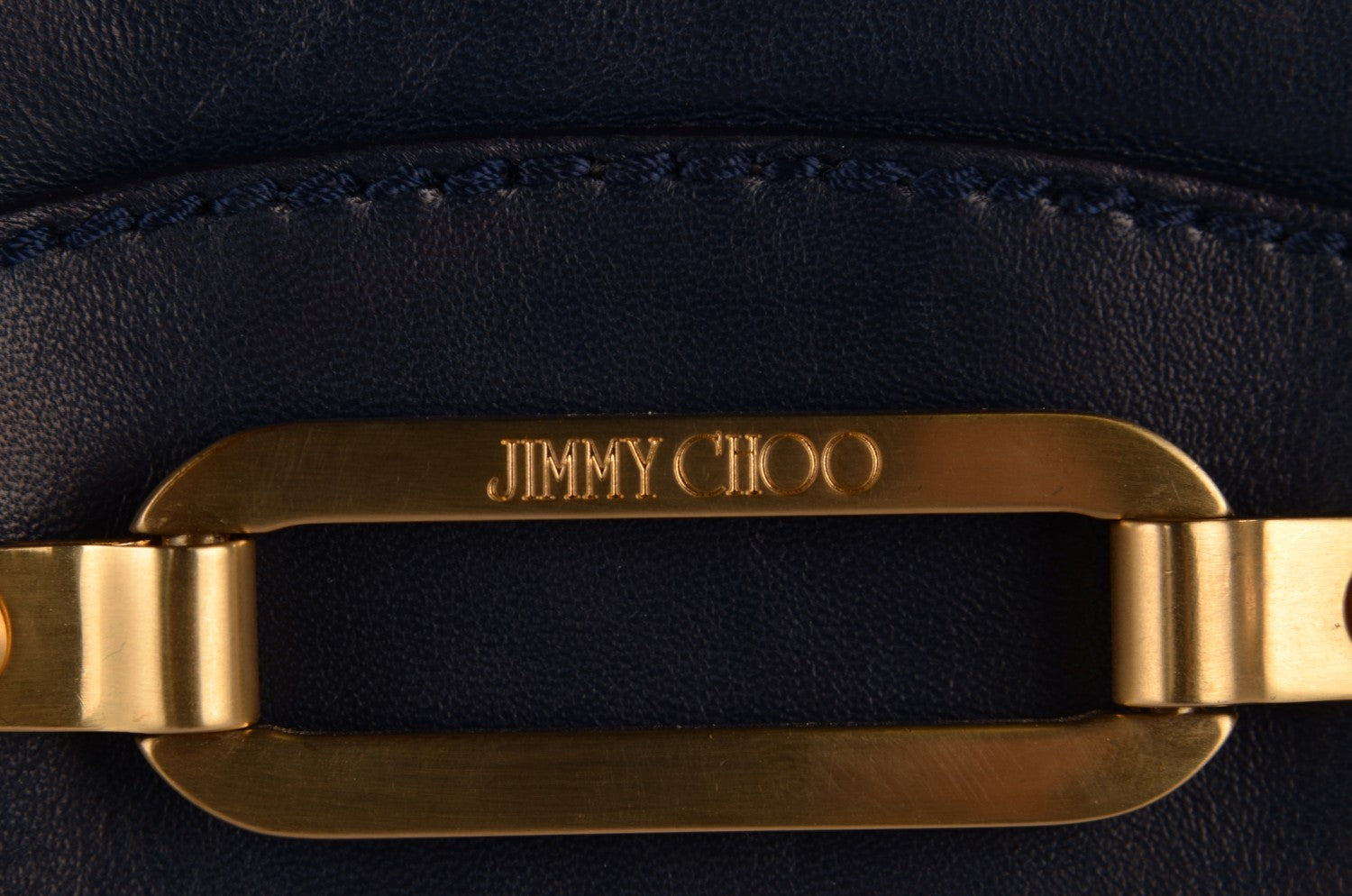 Jimmy Choo Python Troy Clutch Navy 6 of 8