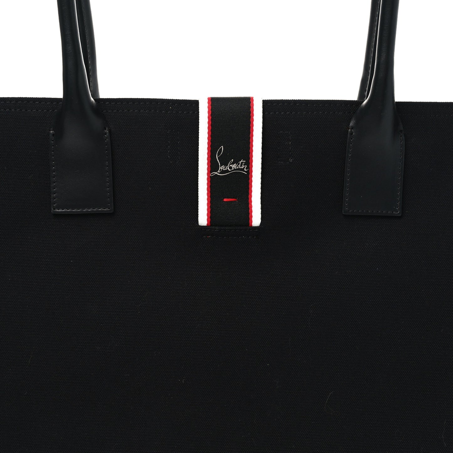 Linen Calfskin Extra Large Nastroloubi F.A.V.L. Tote Black