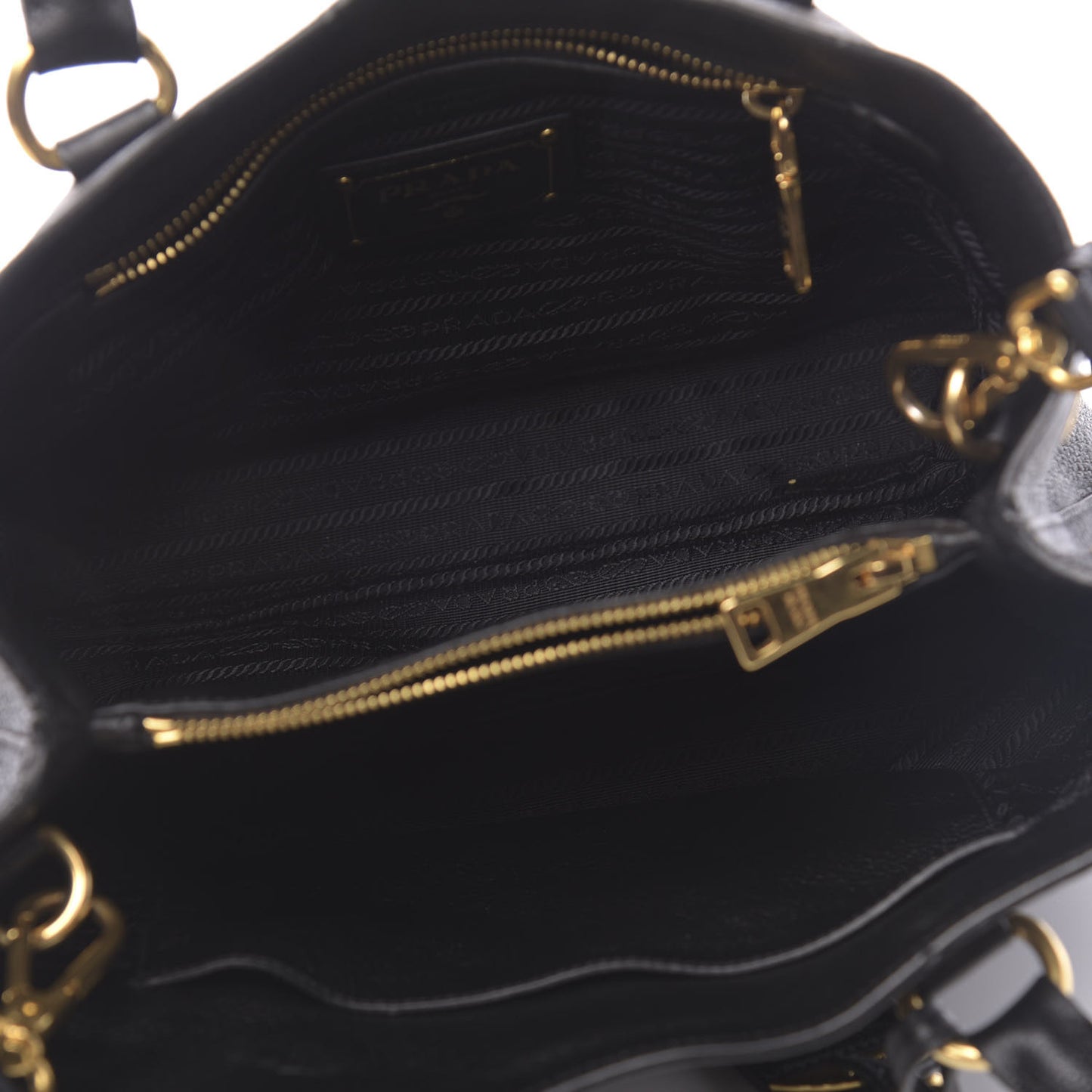 Vitello Daino Tote Black
