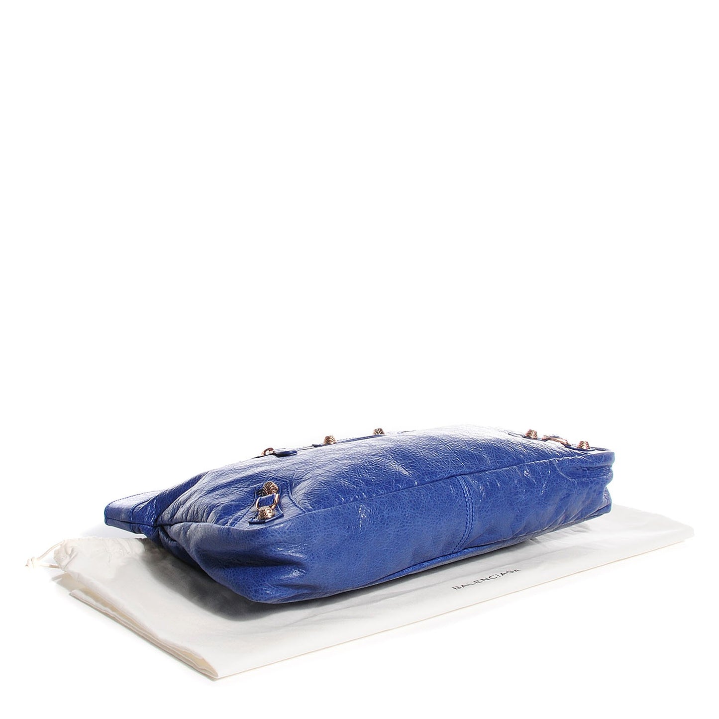 Agneau Giant 12 Rose Gold Hardware Premier Clutch Bleuette