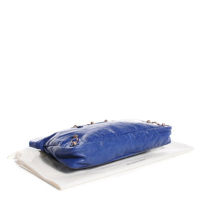 Balenciaga Agneau Giant 12 Rose Gold Hardware Premier Clutch Bleuette 4 of 11