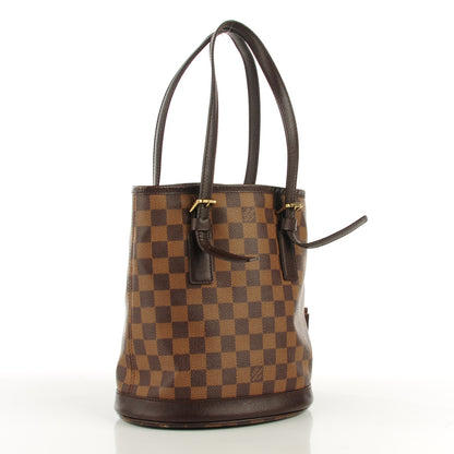 Louis Vuitton Damier Ebene Marais Bucket 23 3 of 7