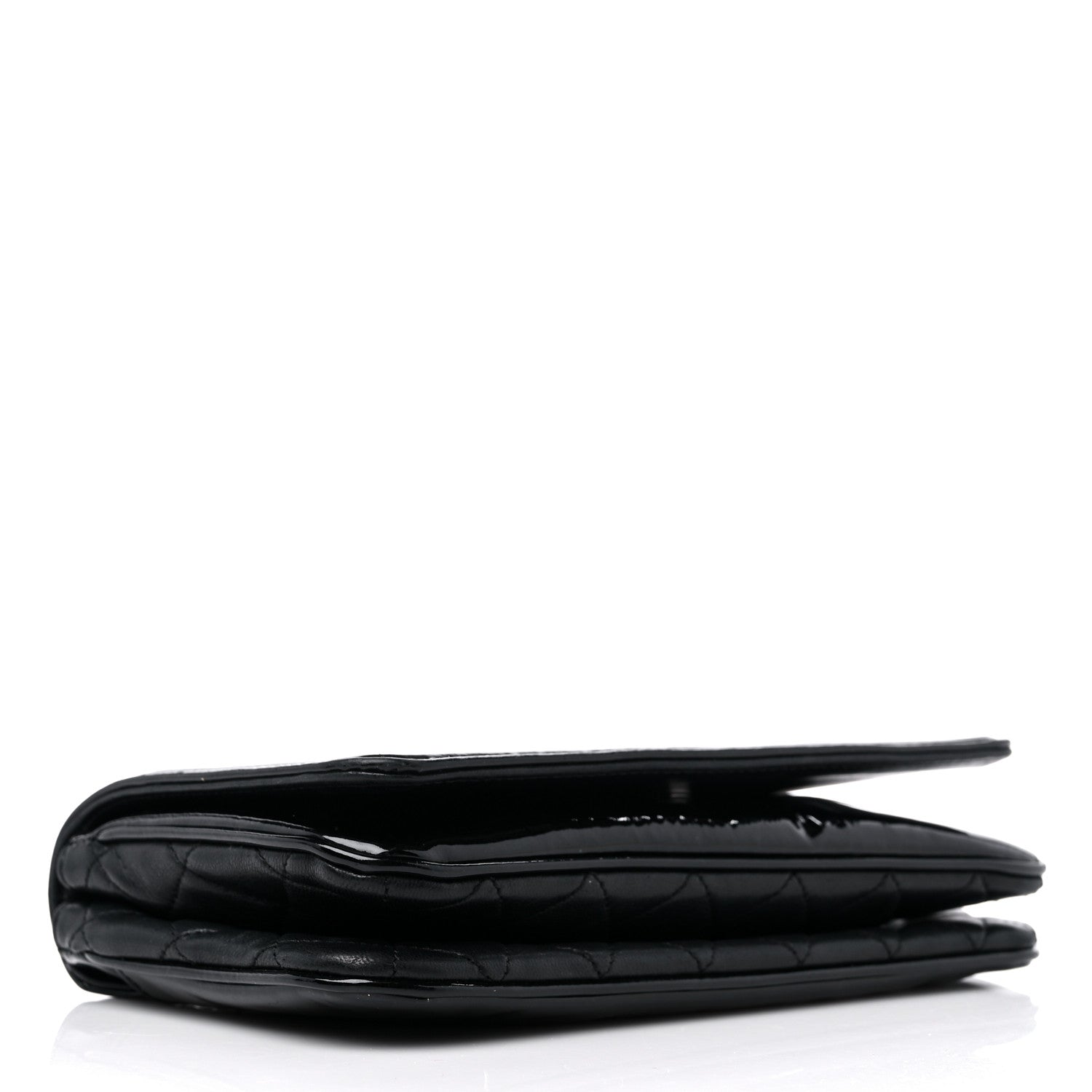 Chanel Patent Lipstick Wallet On Chain Black 4 of 17