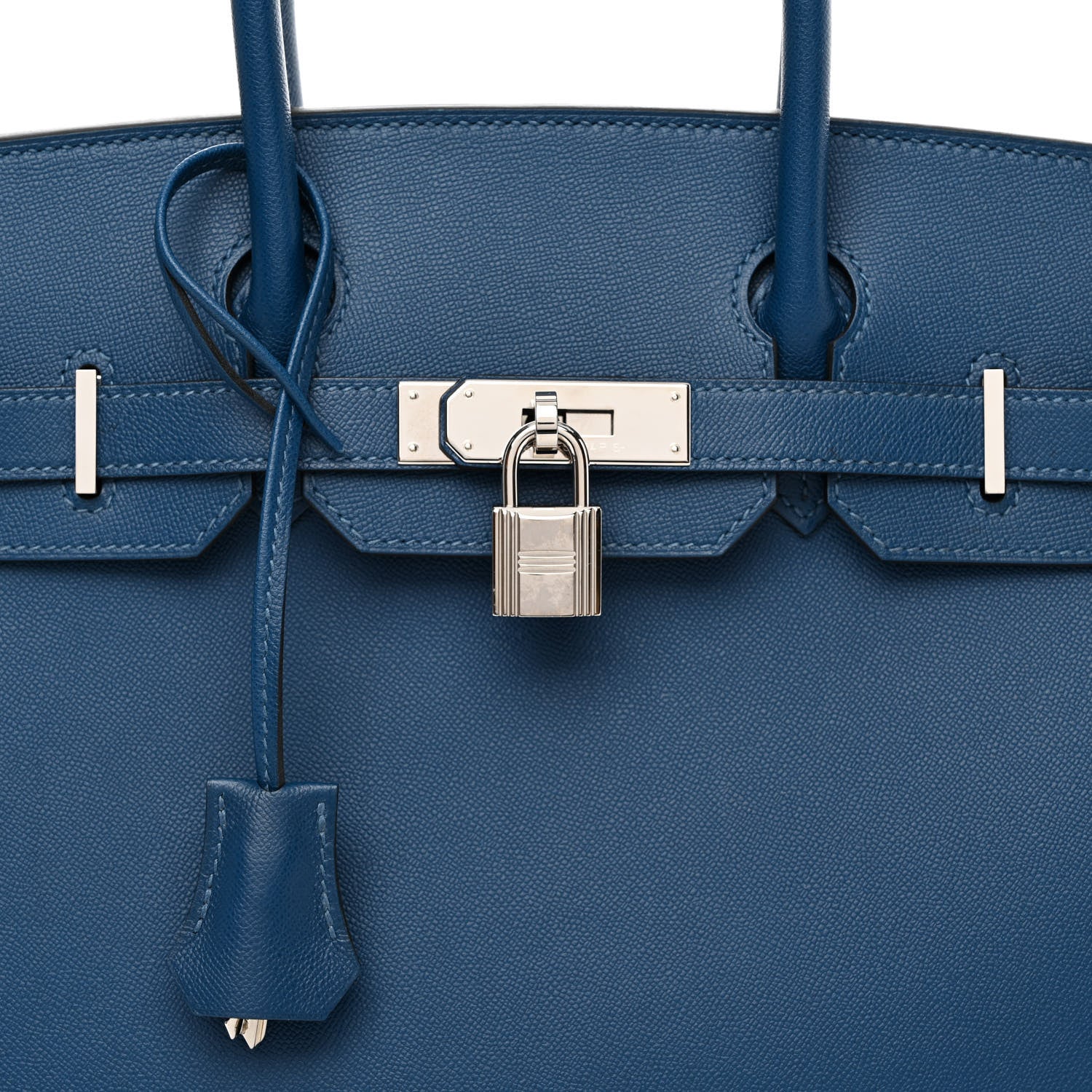 Hermes Madame Calfskin Birkin Sellier 30 Deep Blue 8 of 12