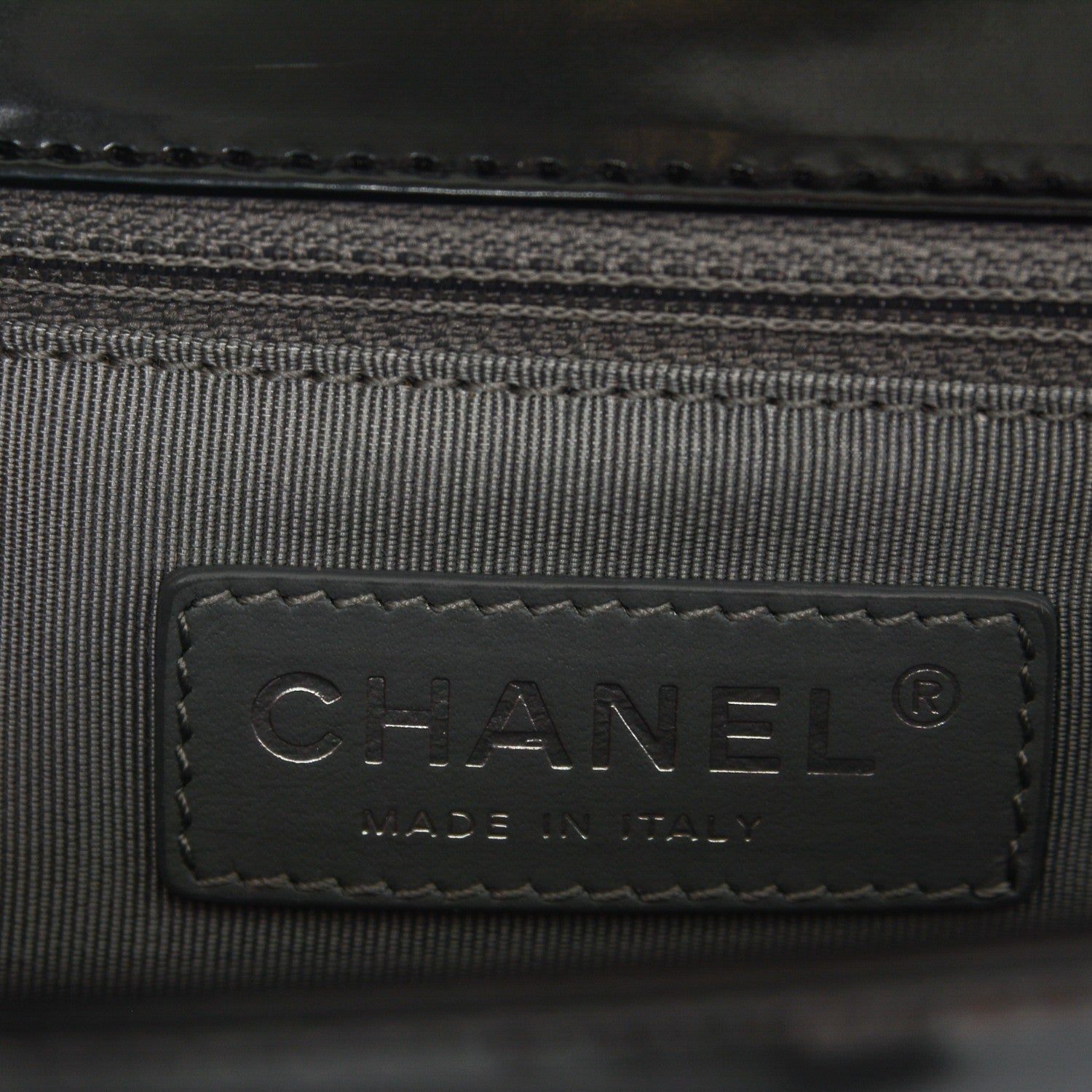Chanel Glazed Calfskin Large Boy Flap Black 6 of 8