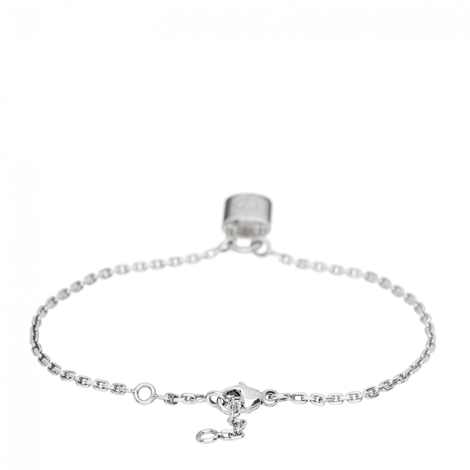 Louis Vuitton Sterling Silver Lockit Bracelet 3 of 4
