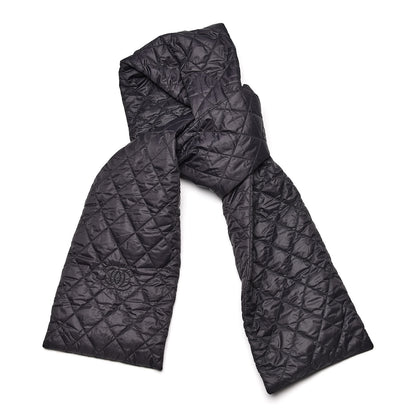 Chanel Nylon Quilted CC Scarf Black 1 of 4