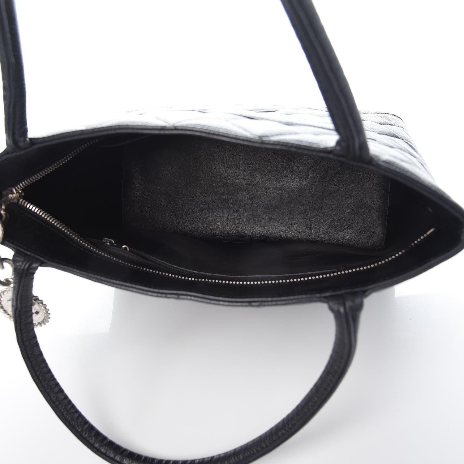 Chanel Caviar Quilted Medallion Tote Black 5 of 8
