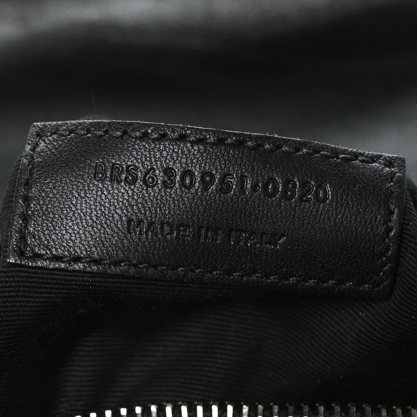 Calfskin Y Quilted Monogram Toy Loulou Crossbody Bag Black