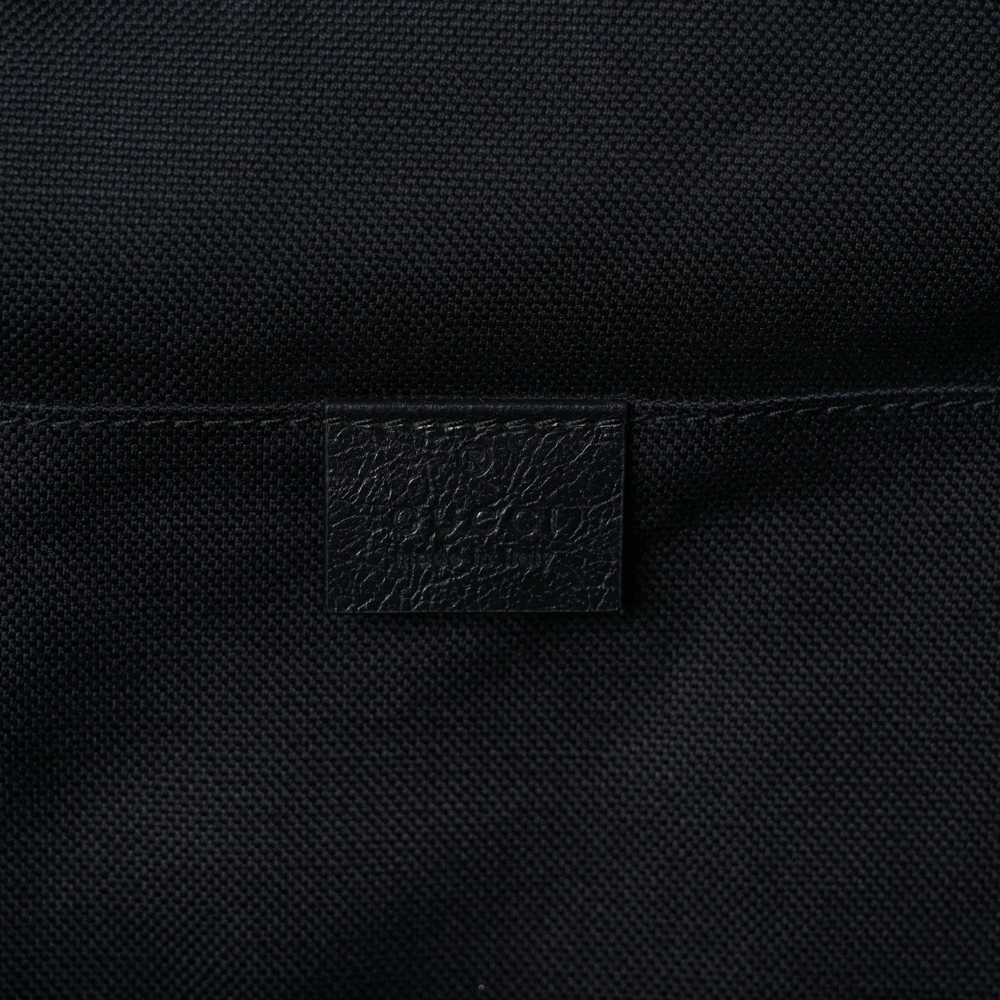 Fluffy Calfskin Mesh Nylon Medium Morpheus Double Buckle Backpack Black