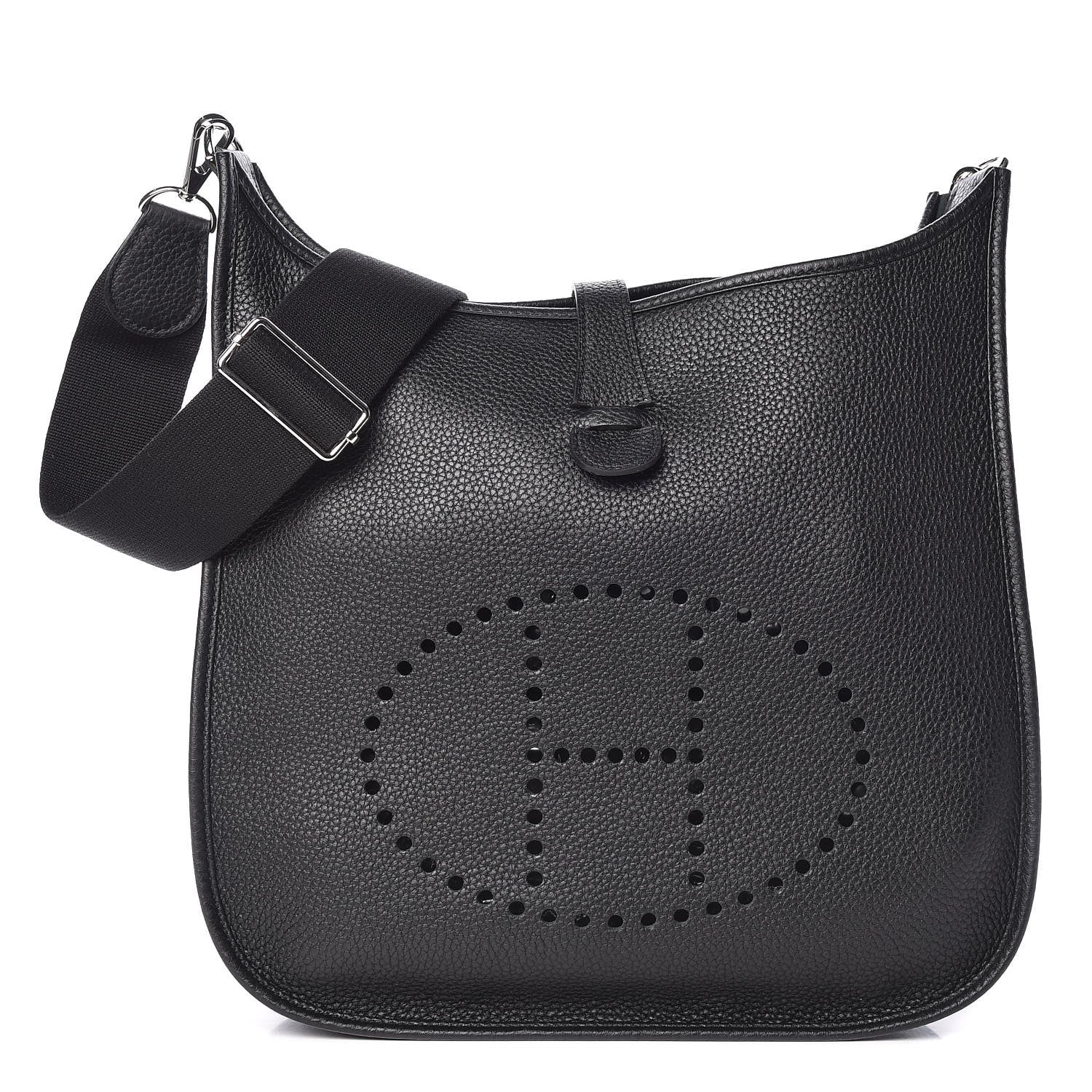 Hermes Taurillon Clemence Evelyne III GM Black 1 of 10