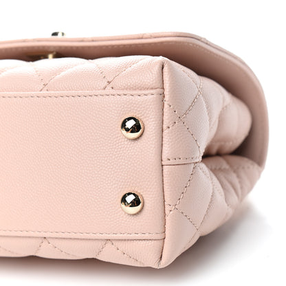 Chanel Caviar Quilted Extra Mini Coco Handle Flap Light Pink 6 of 8