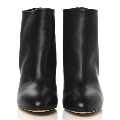 Chanel Lambskin Short Ankle Boots 37.5 Black 3 of 9
