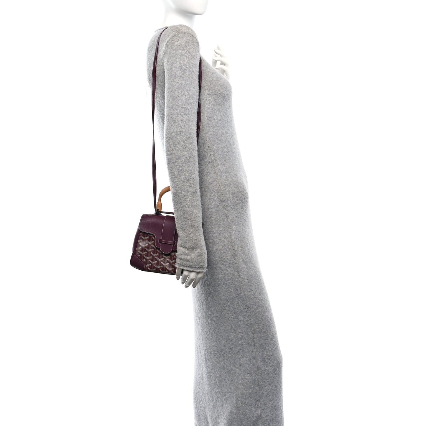 Goyardine Mini Saigon Burgundy