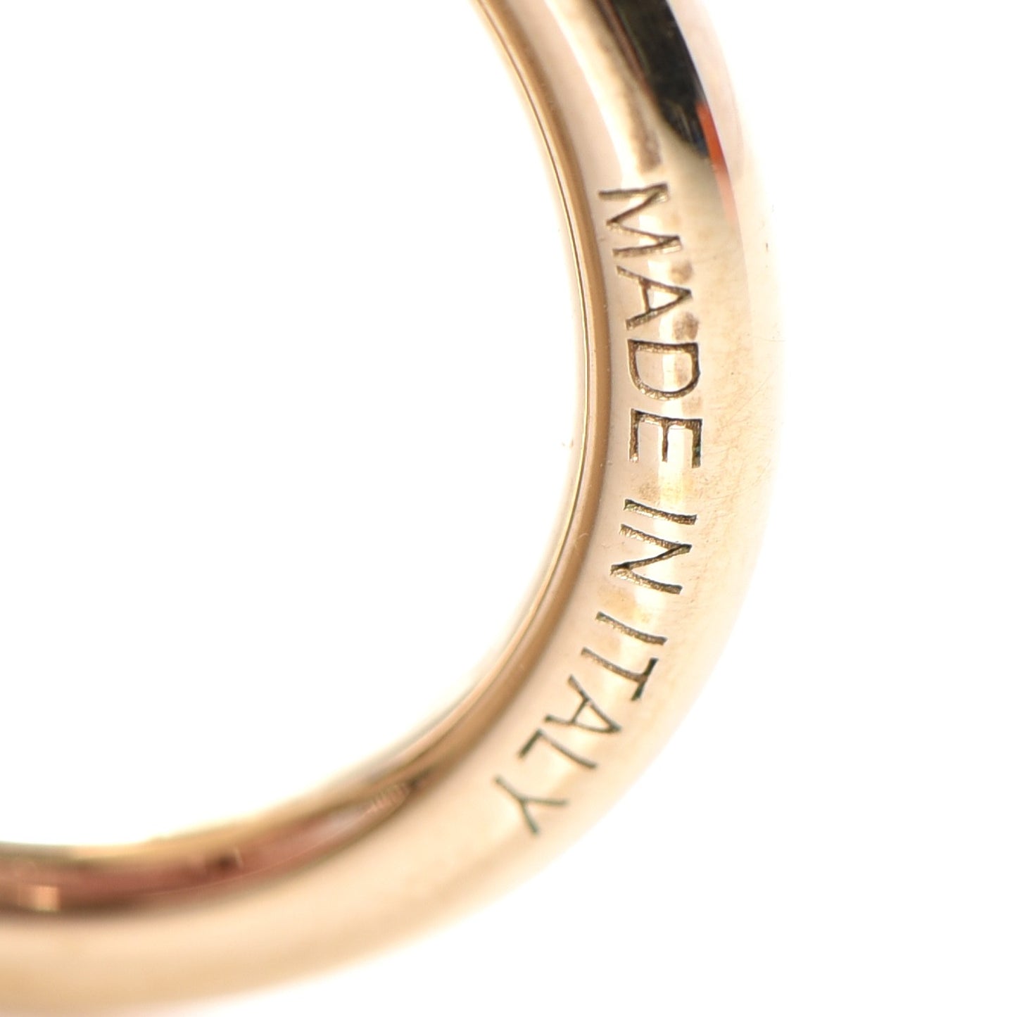 Permabrass Mors Scarf Ring Gold