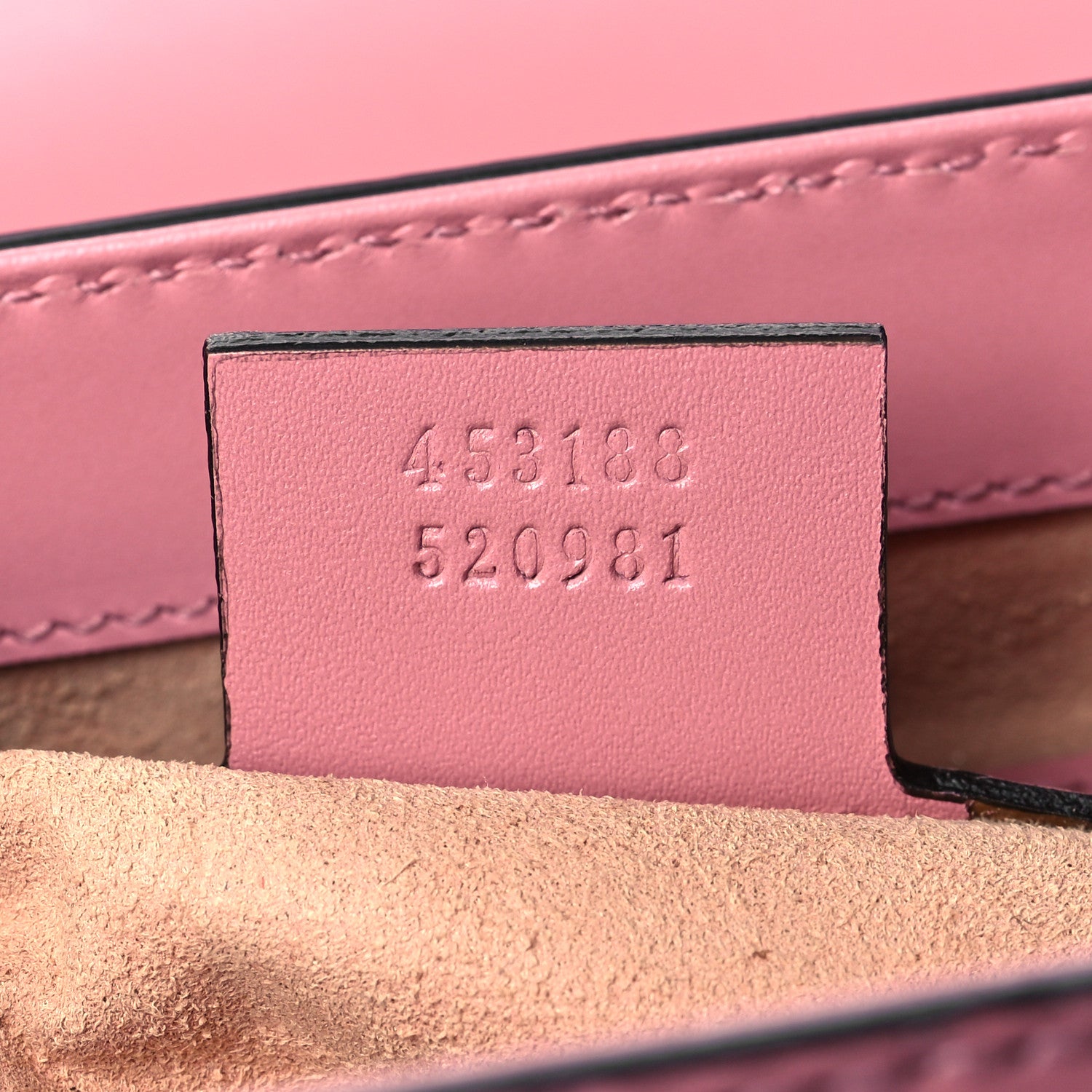Gucci Guccissima Signature Small Padlock Top Handle Bag Rose Baby Candy 6 of 10