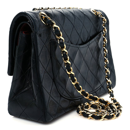 Chanel Lambskin Quilted Small Double Flap Black 5 of 23