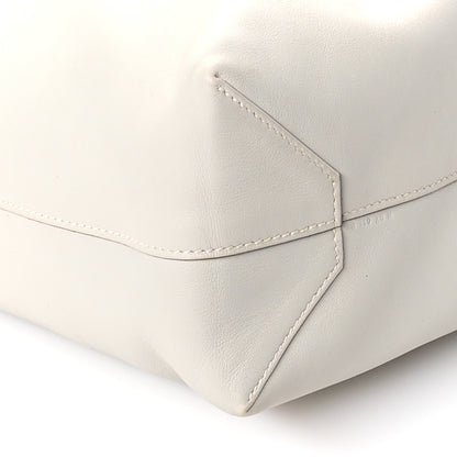 Hermes Veau Sikkim Taurillon Clemence Double Sens 36 Reversible Tote Bleu Pale Gris Perle 13 of 17