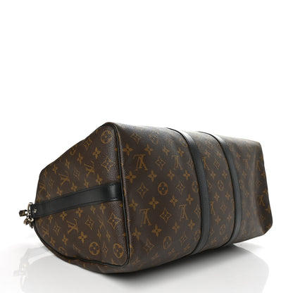 Louis Vuitton Monogram Macassar Keepall Bandouliere 45 4 of 7