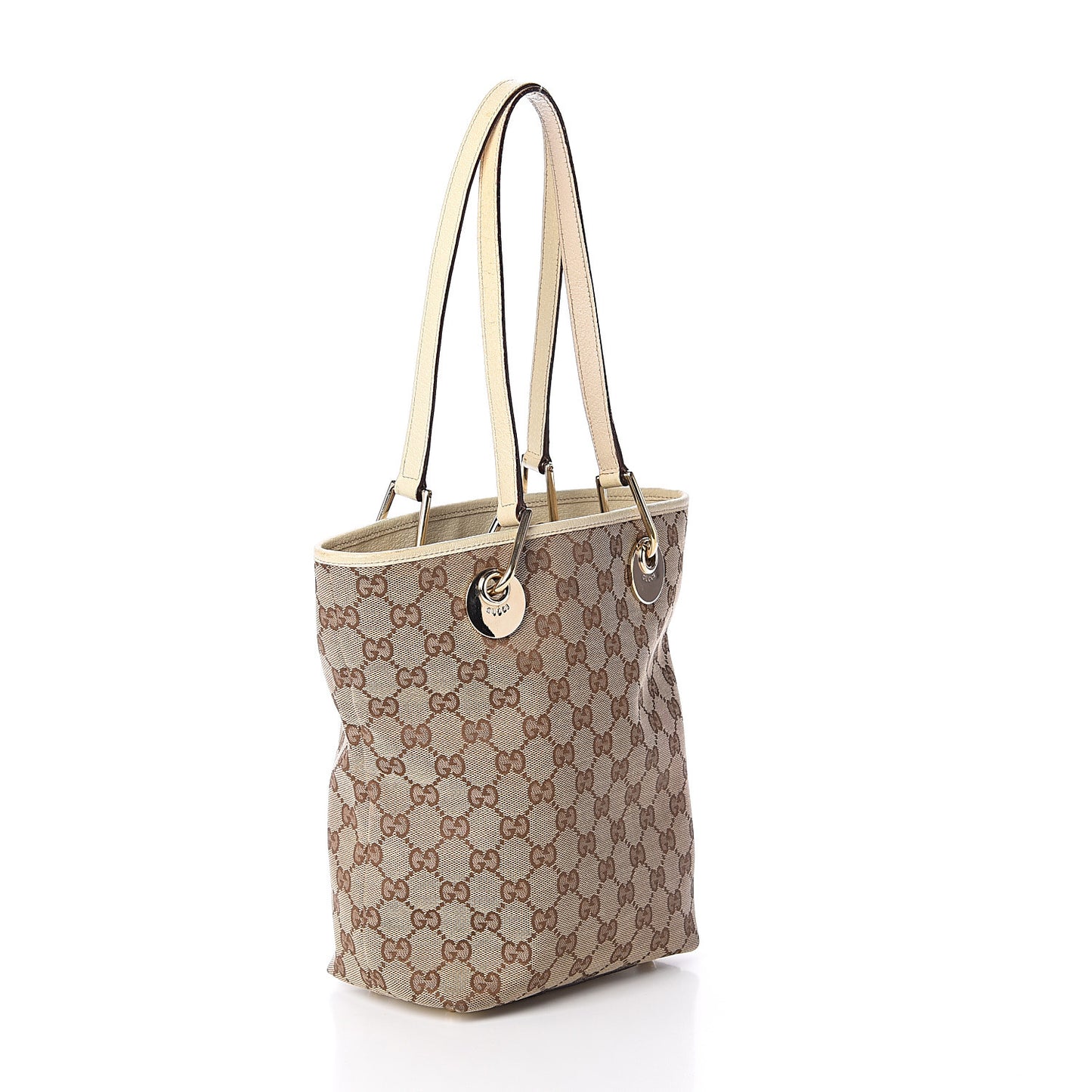 Monogram Small Eclipse Tote White